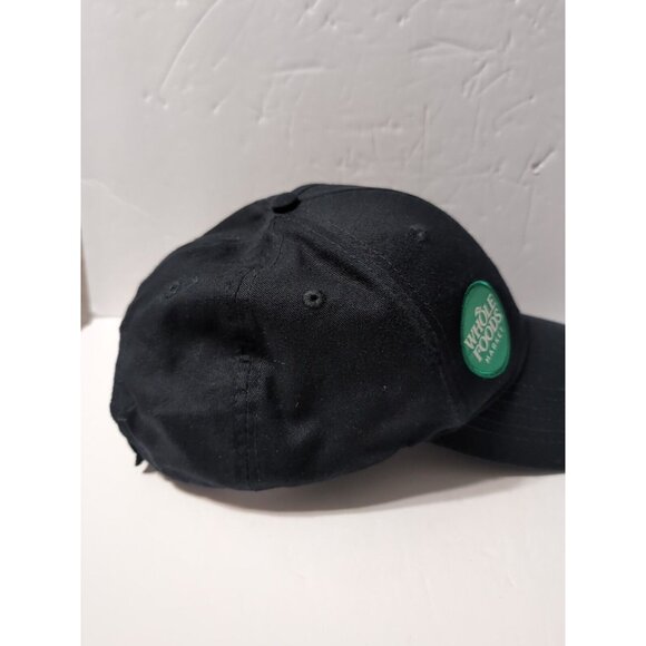 WHOLE FOODS MARKET Hat Black Adjustable Cotton Dad Cap - Picture 3 of 8